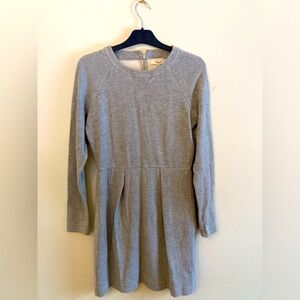 Madewell Long Sleeved Gray Dress